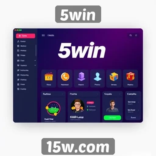 Interface do usuário do 5win é intuitiva e prática